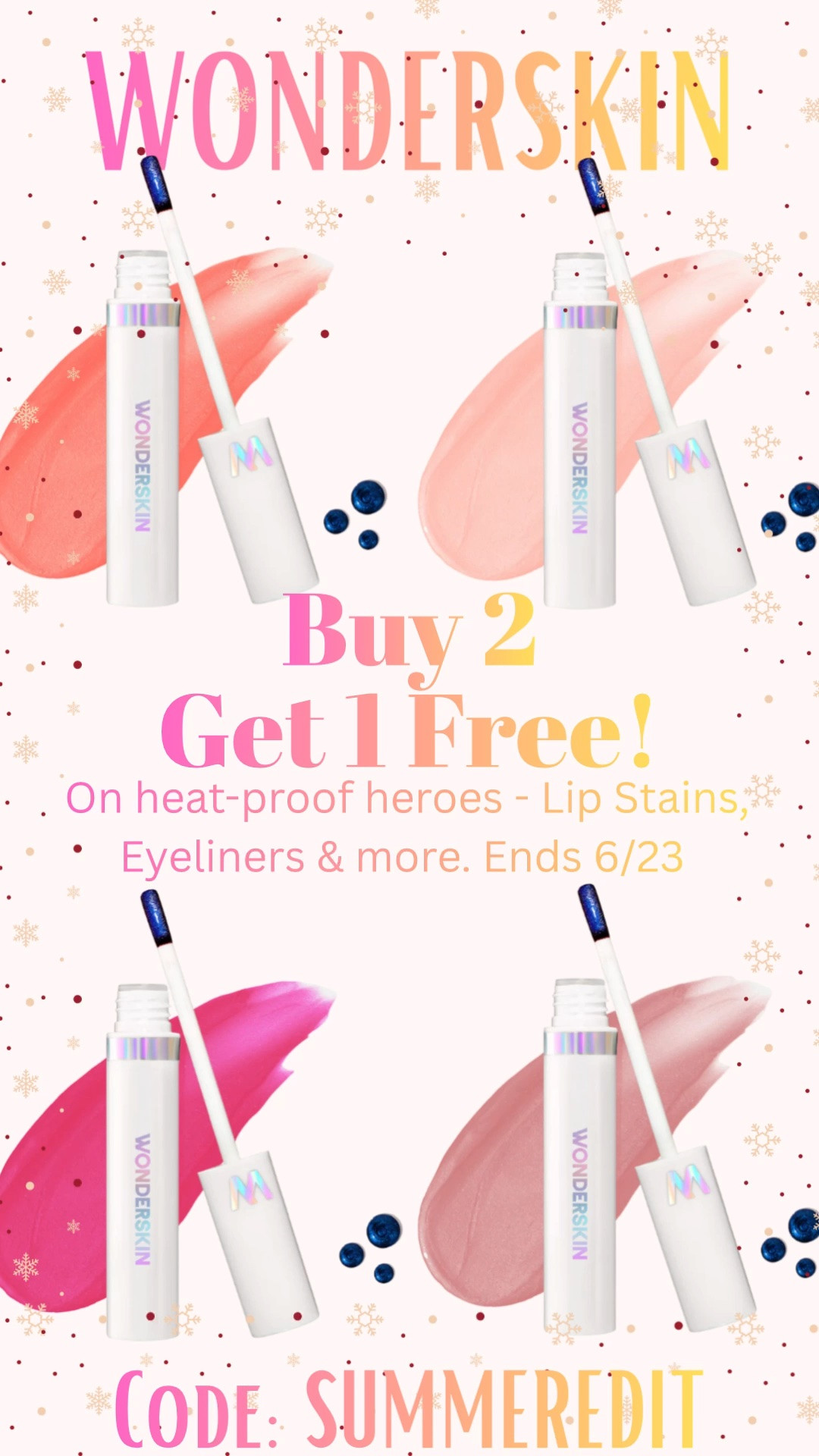 WonderSkin Sale
🤍
Ooooo I love these lip stains and this sale came just in time because I’m running out!

#LTKSaleAlert #LTKBeauty #LTKdayinmylife