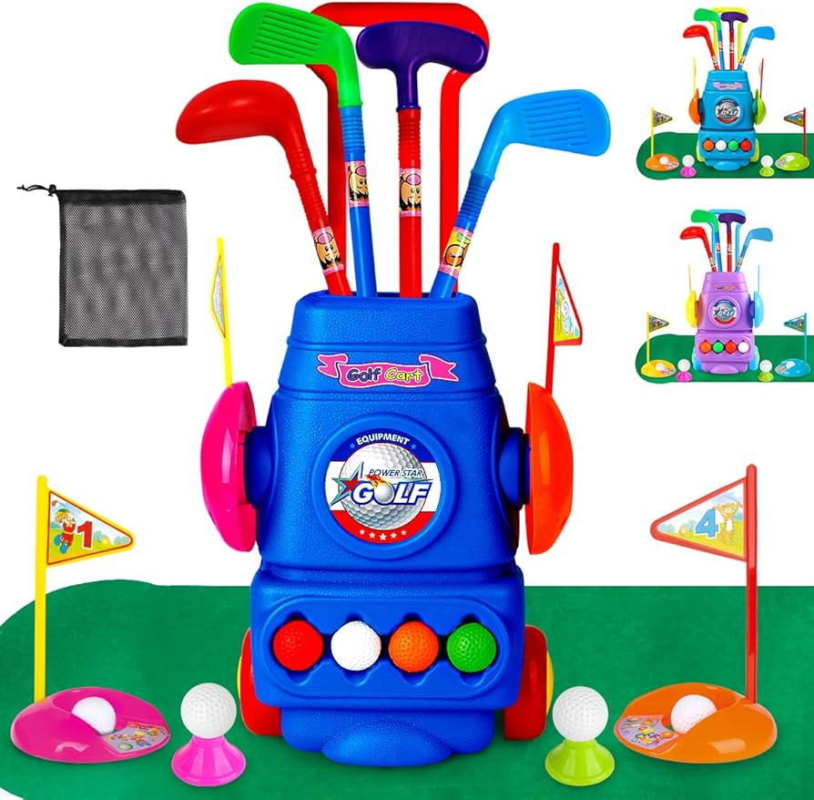 Meland Kids Golf Club Set - Toddler Golf Ball Game Play Set Sports Outdoor Toys Birthday Gifts fo... | Amazon (US)