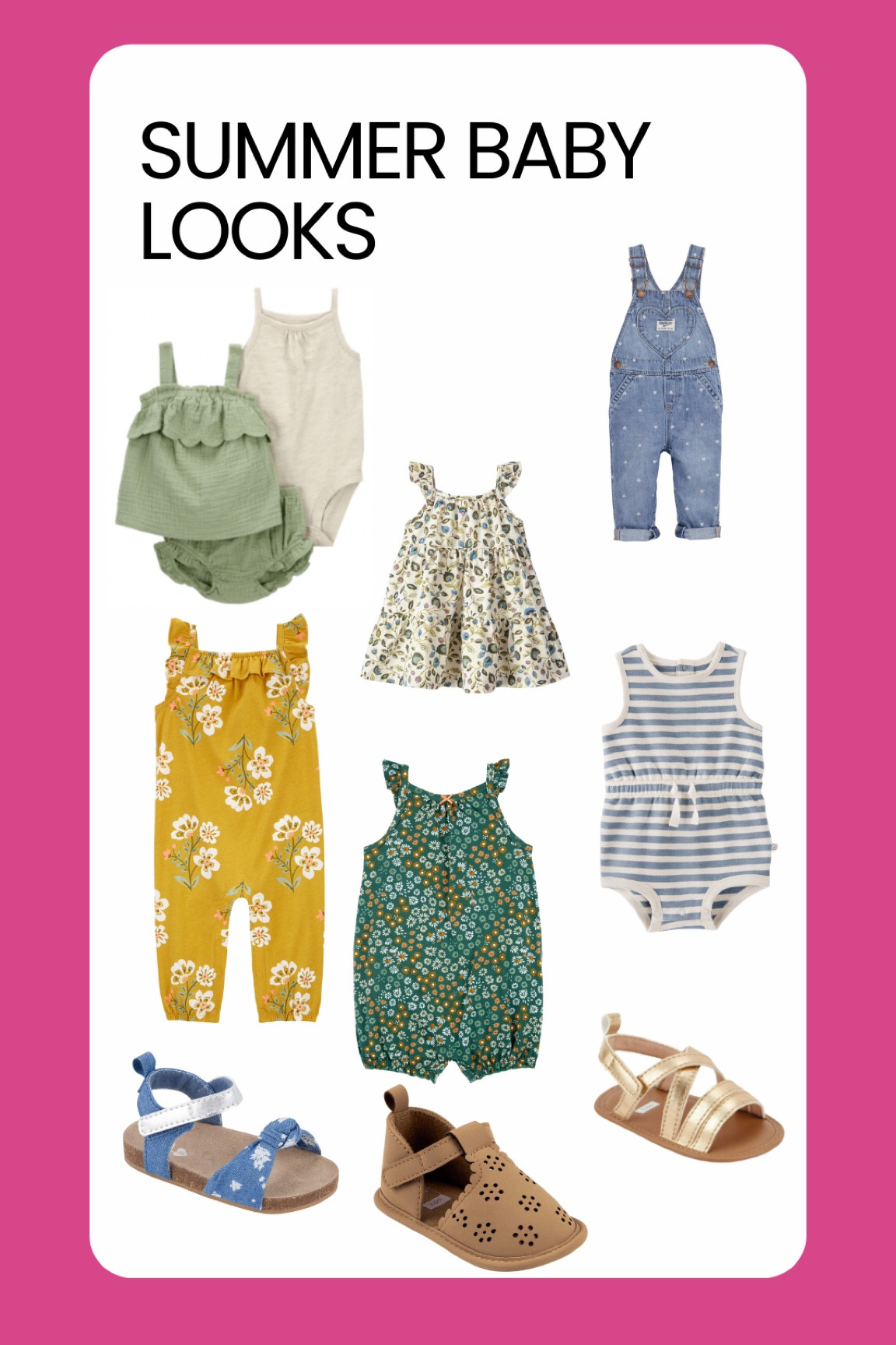 Neutral baby girl summer looks under $20

#LTKbaby #LTKfamily #LTKsalealert