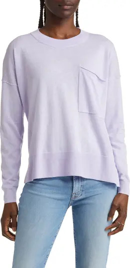 Lightweight Pocket Pullover Sweater | Nordstrom