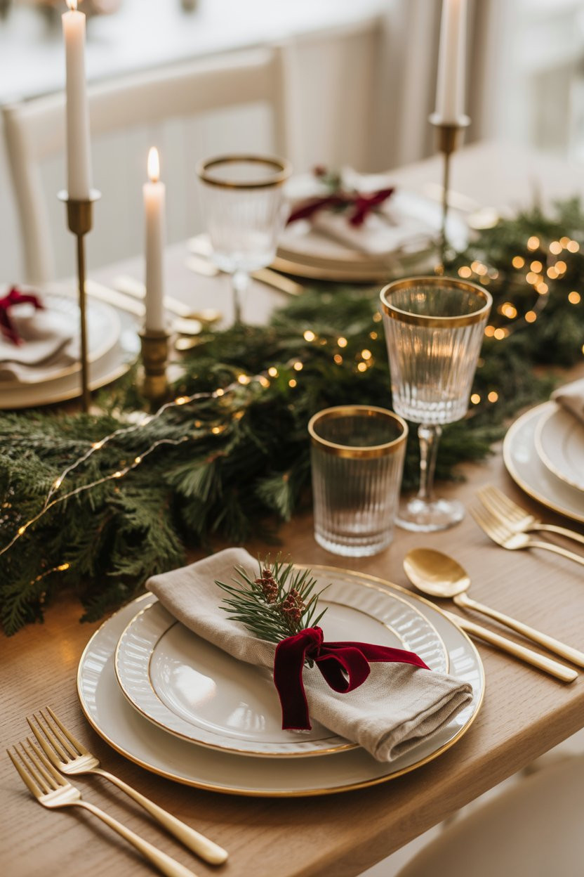 Elegant Christmas Table Decor for a Warm & Festive Holiday Gathering ✨

Create a warm and elegant Christmas tablescape with gold accents, soft neutrals, evergreen garlands, and festive candlelight. This cozy Christmas table styling brings together timeless details like velvet ribbons, natural greenery, layered dinnerware, and subtle seasonal texture for a refined yet inviting holiday atmosphere. Perfect for Christmas hosting, elevated holiday dinner ideas, and creating a festive, serene, and beautifully curated Christmas home.
christmas table decor, cozy christmas decor, elegant christmas styling, christmas table setting ideas, festive tablescape inspiration, warm neutral christmas decor, gold christmas accents, holiday hosting ideas, christmas home decor inspiration, christmas decor finds, christmas aesthetic ideas, christmas decor ideas 2025, christmas tree ideas 2025 trends, espresso brown, hm 

 

#LTKHoliday #LTKSeasonal #LTKHome