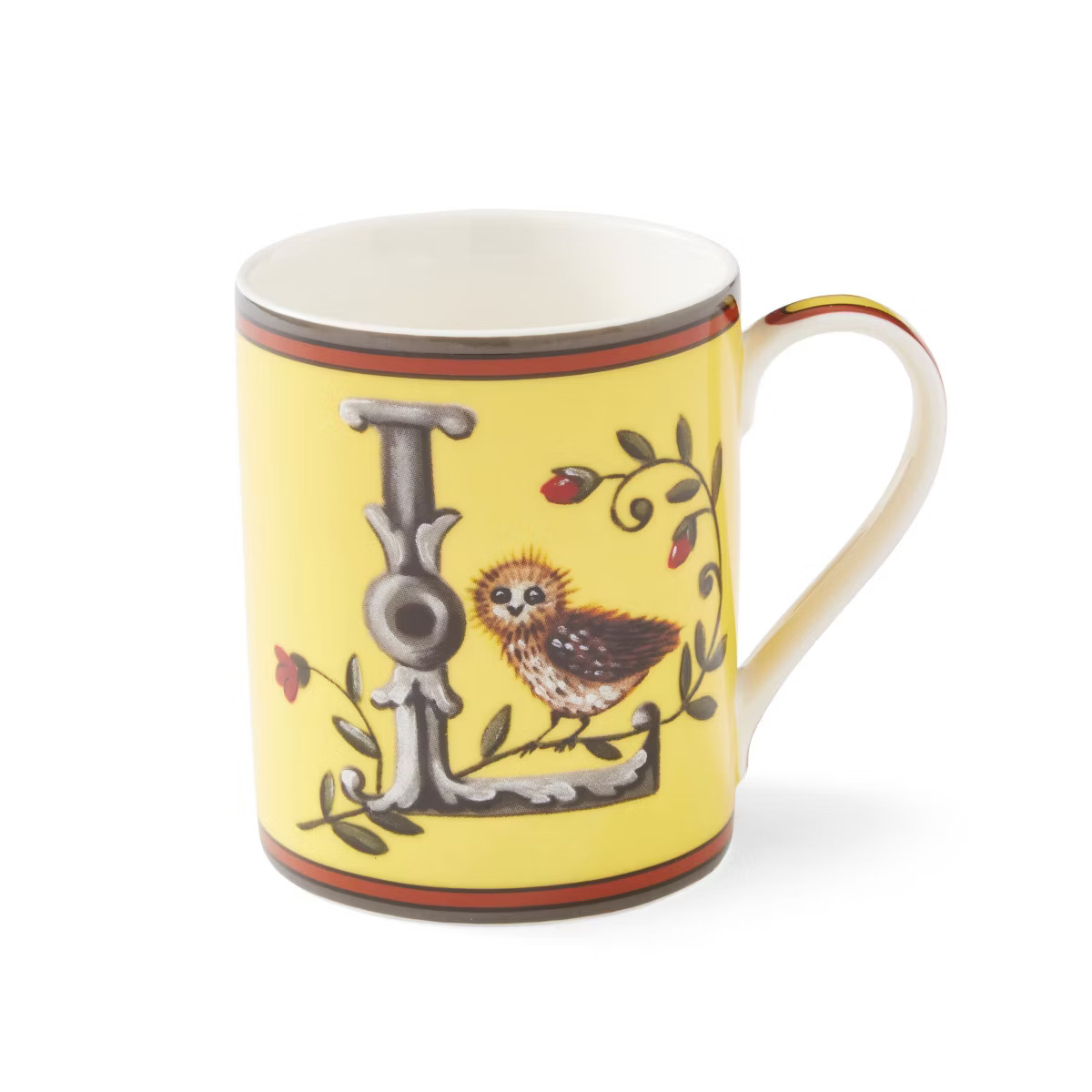 Kit Kemp by Spode 12oz Alphabet Mug, Unique Stylish Monogram, Fine China, Dishwasher Safe, Person... | Target