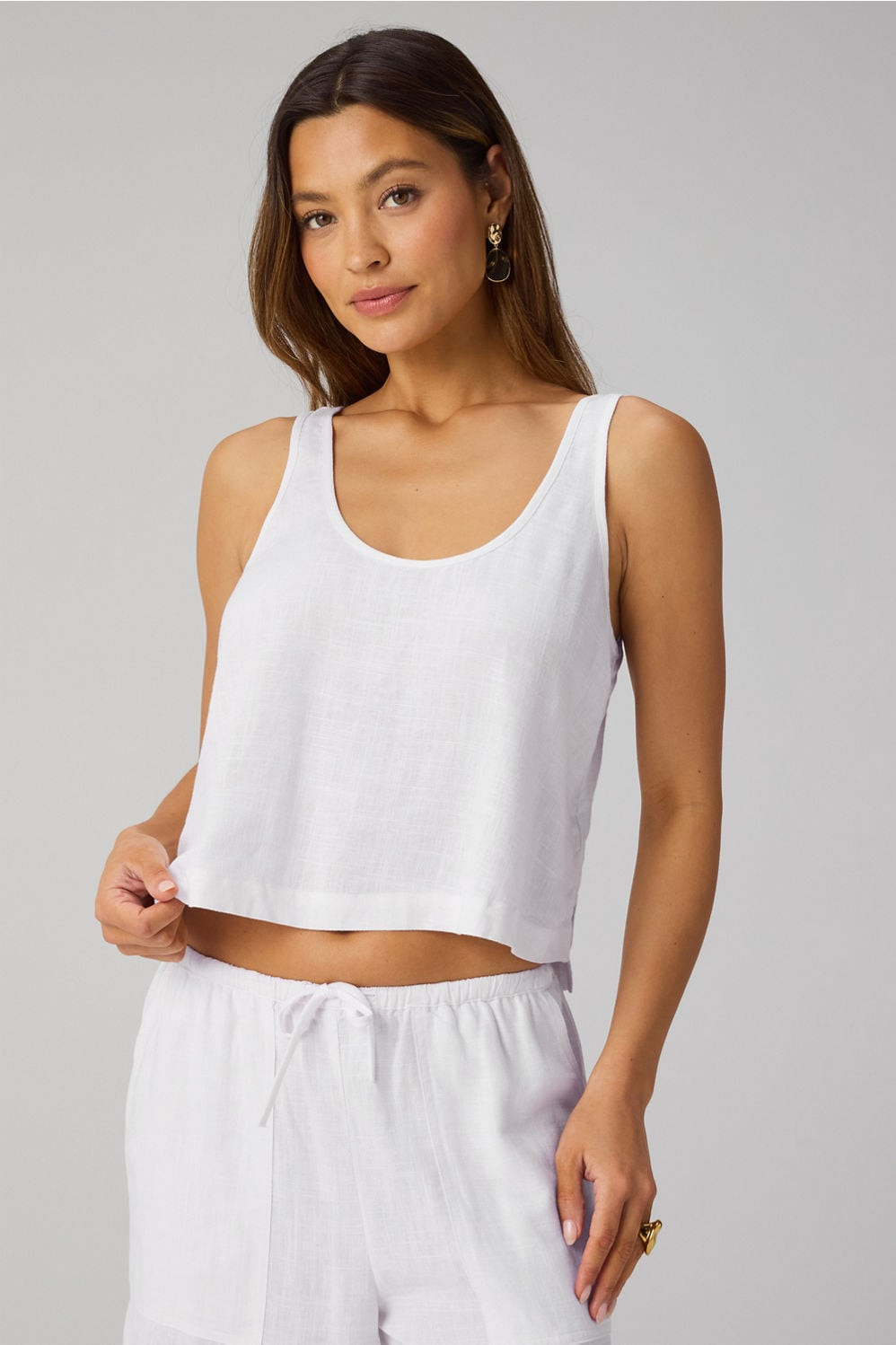 Lifestyle Linen Tank | Fabletics