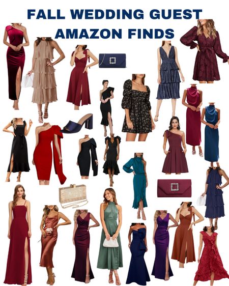 Amazon fall and winter wedding guest dress 

#LTKHoliday #LTKwedding #LTKsalealert