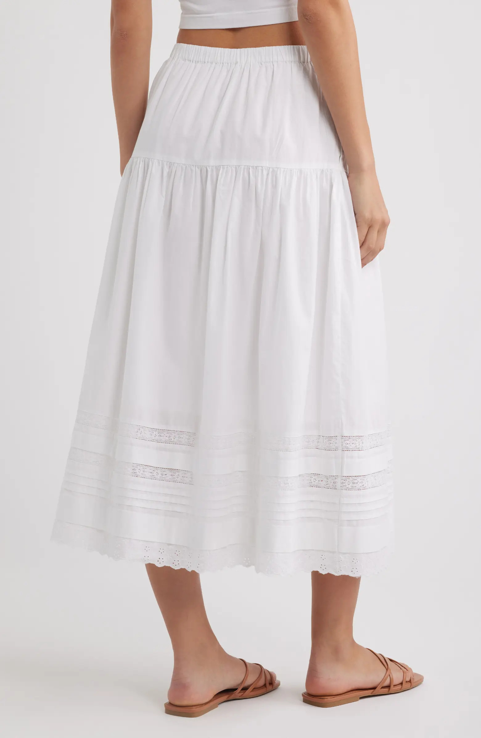 Pintucked Midi Skirt | Nordstrom