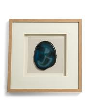 18x18 Agate With Linen And Light Frame | TJ Maxx