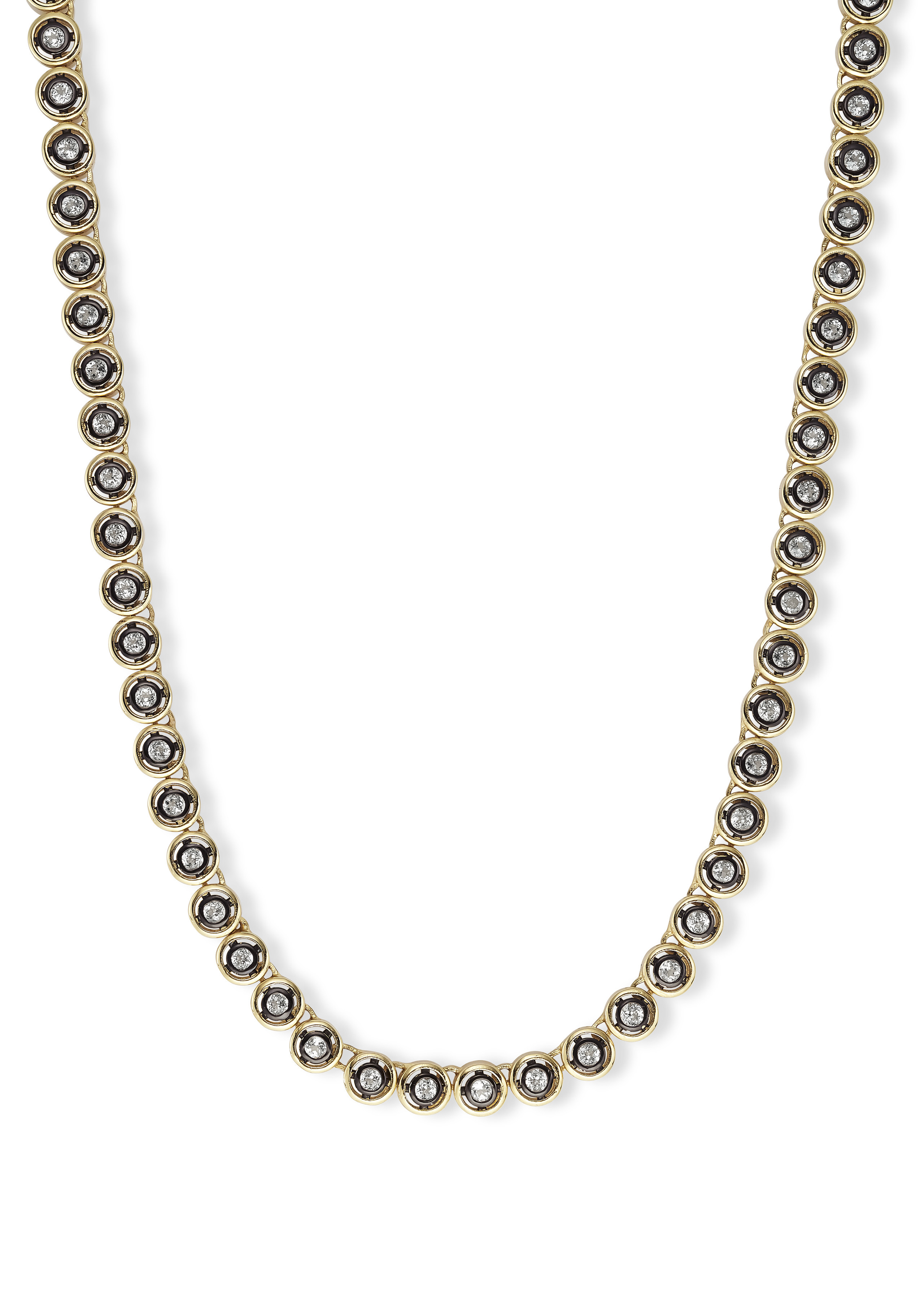 Cecily crystal-embellished 18kt gold-plated necklace | Harvey Nichols