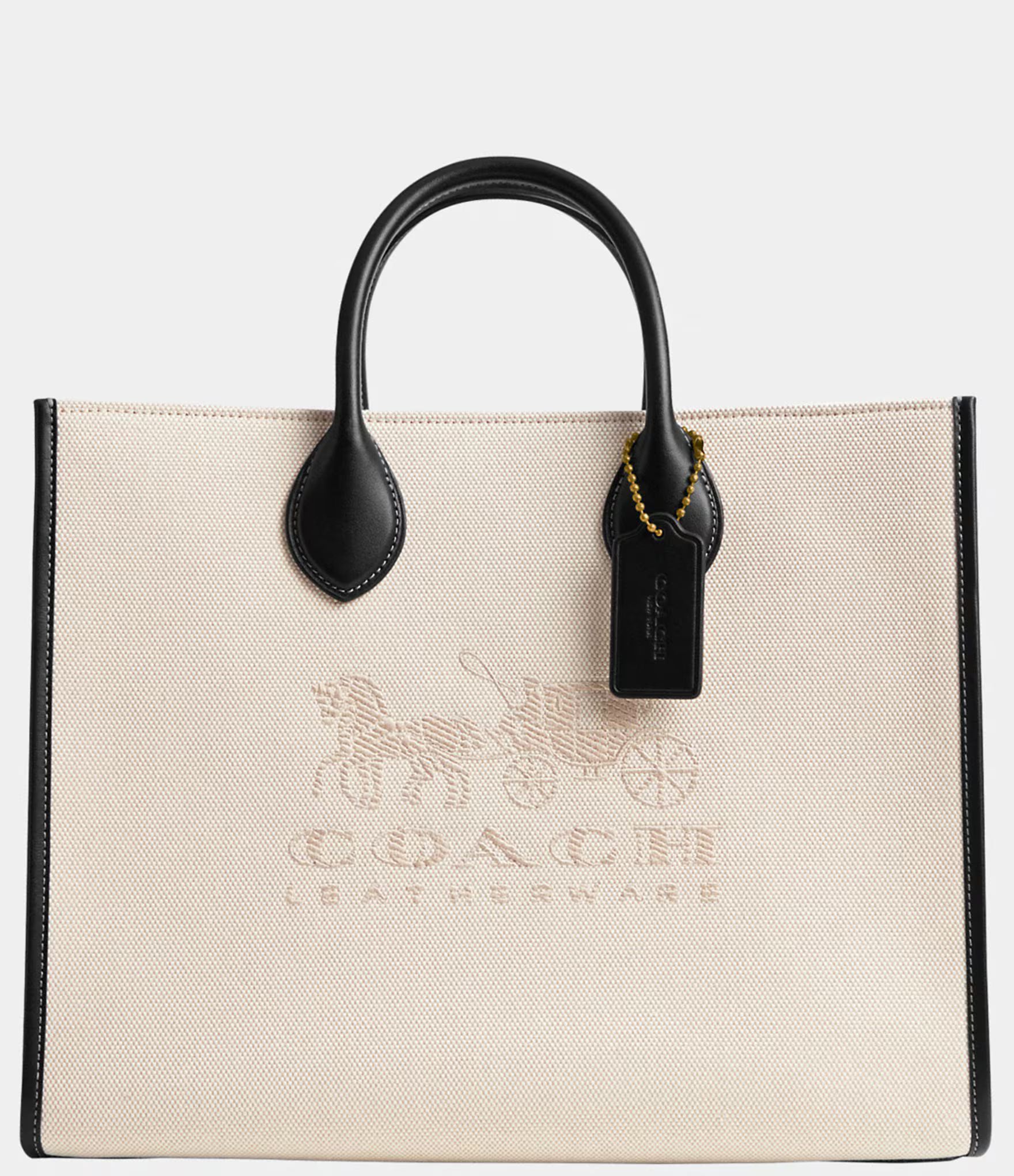 COACH Ace 35 Canvas & Leather Colorblock Tote Bag | Dillard's | Dillard's