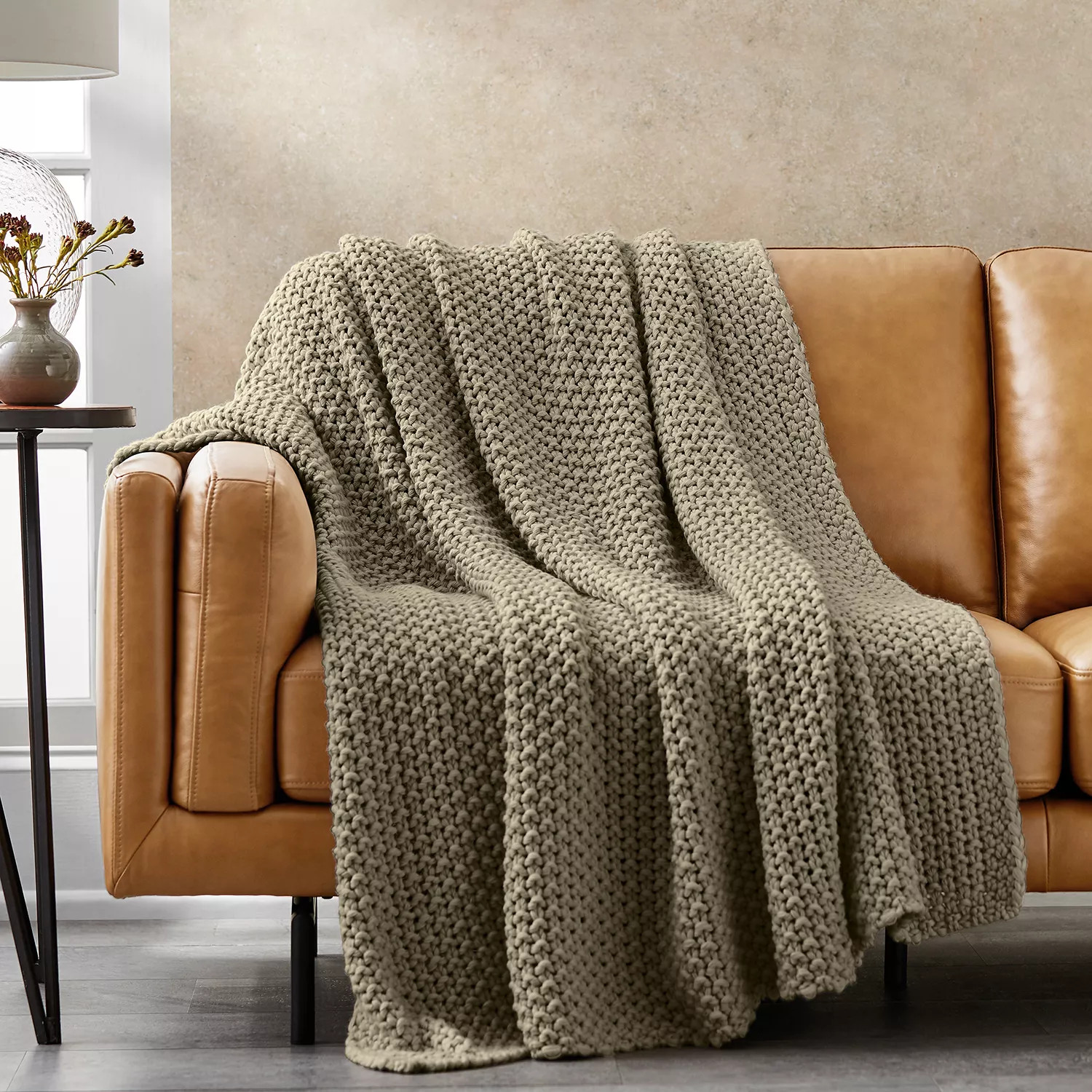 Member's Mark Oversized Chunky Knit Throw, 60" x 70" (Assorted Colors) | Sam's Club