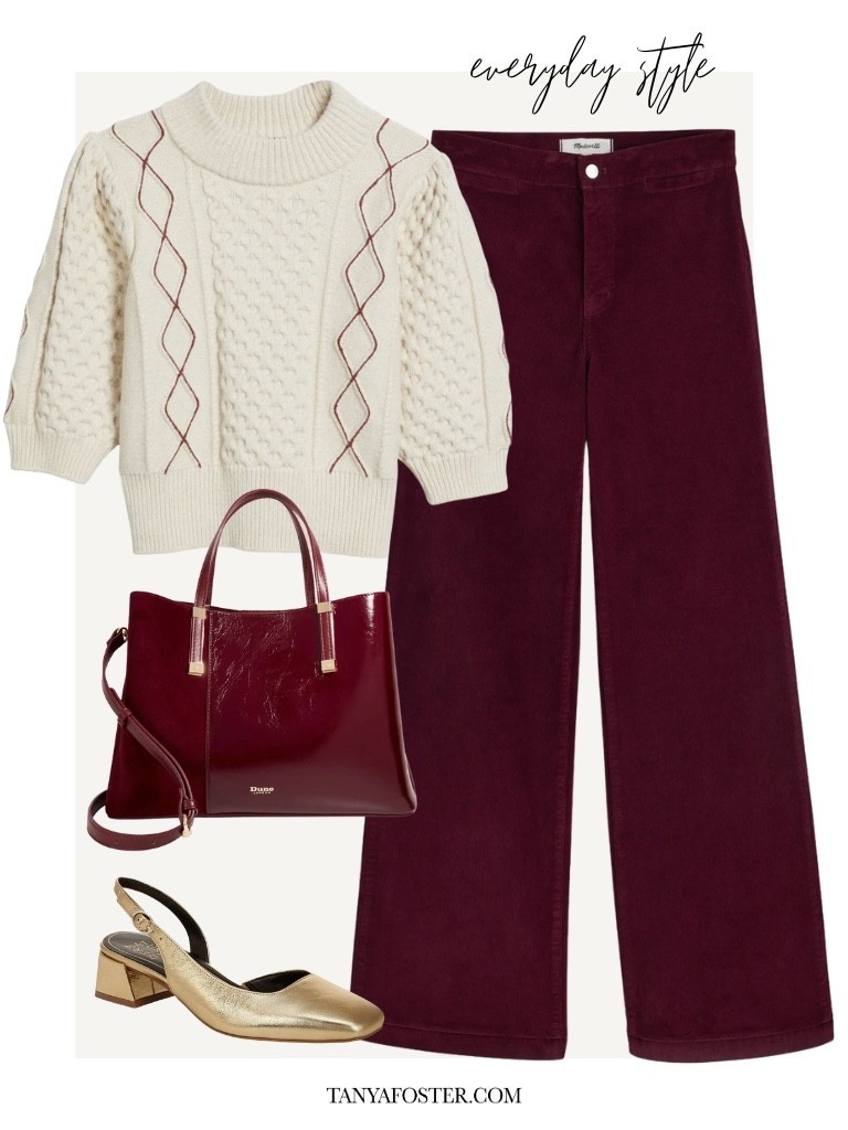 Gorgeous burgundy pants for the winter months! 

#LTKSeasonal #LTKFindsUnder100 #LTKootd