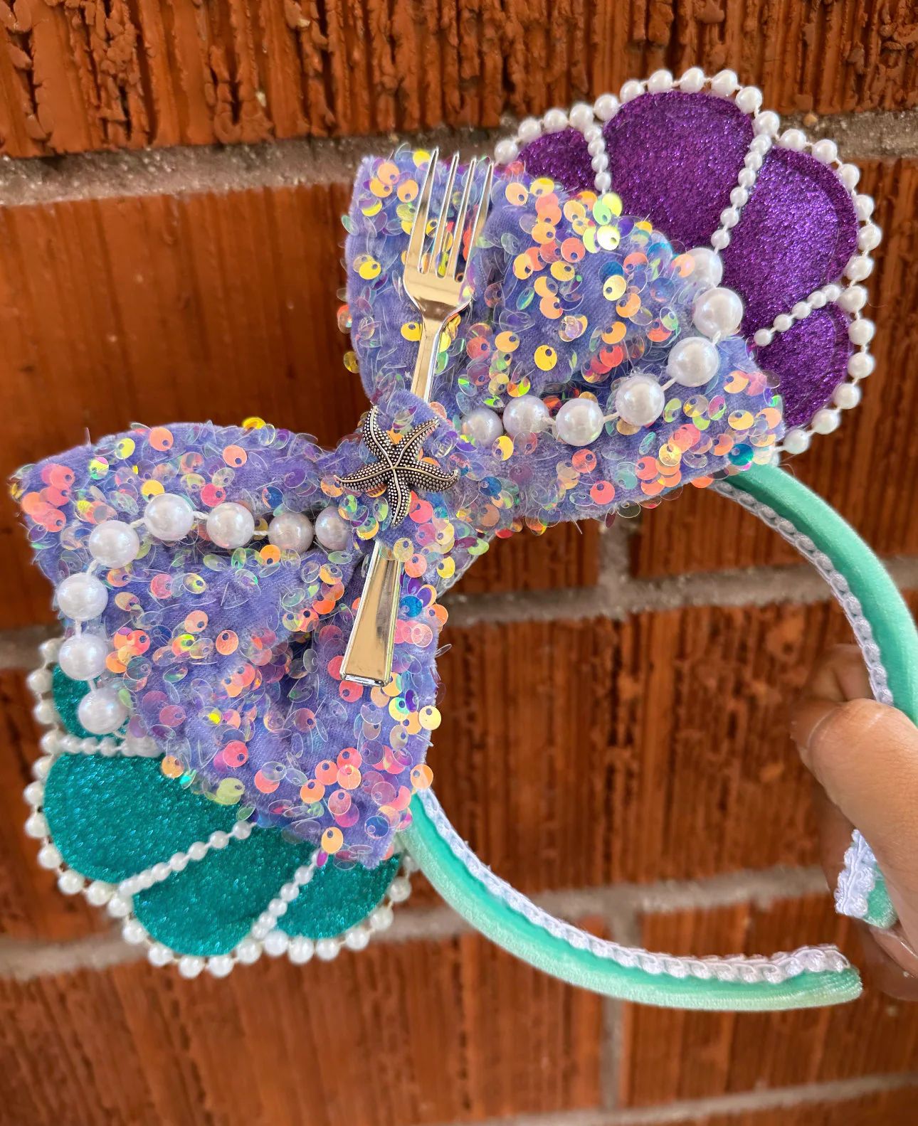 Mermaid Minnie Ears/ Ariel Minnie Ears | Etsy (US)