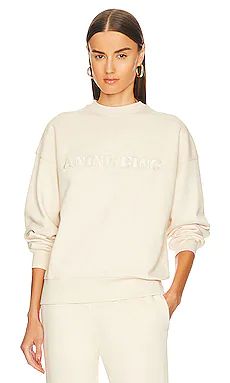 ANINE BING Sport Evan Sweatshirt in Cream from Revolve.com | Revolve Clothing (Global)