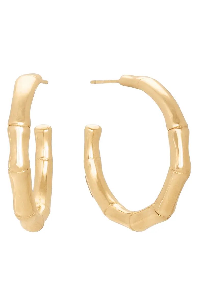 Jewelry Small Graduating Bamboo Hoop Earrings | Nordstrom