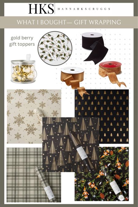 Holiday gift wrap

#LTKSeasonal #LTKHoliday #LTKGiftGuide