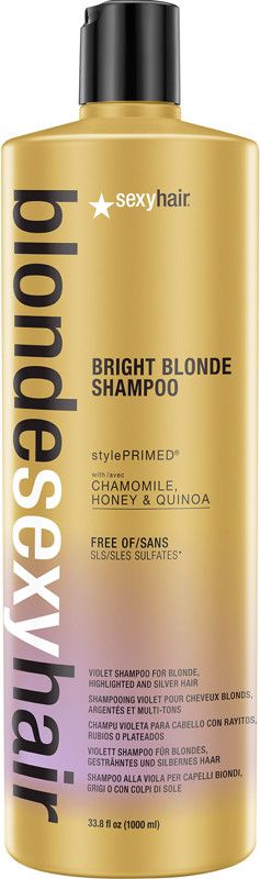 Sexy Hair Blonde Sexy Hair Bright Blonde Shampoo Violet Shampoo for Blonde | Ulta Beauty | Ulta