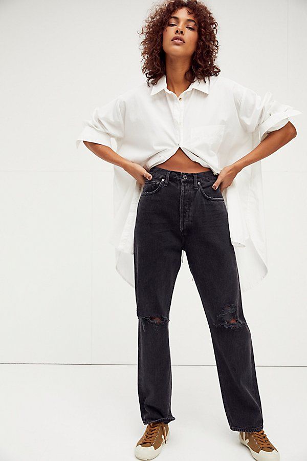 AGOLDE '90s Jeans by AGOLDE at Free People, Smokestack, 26 | Free People (UK)