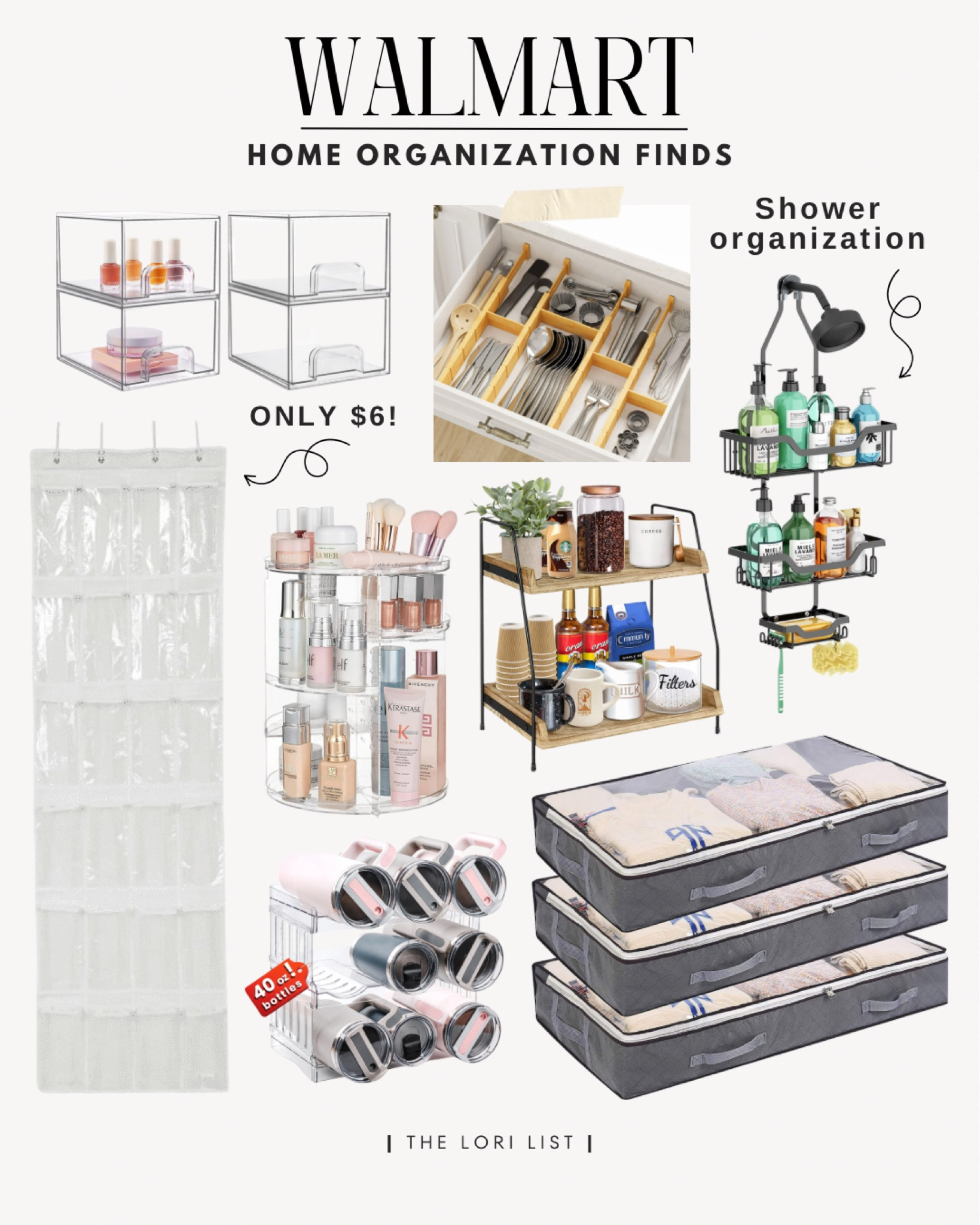 Walmart home organization 🤍👏🏻 + Majority of these finds are on SALE NOW! 

Home decor, home essentials, Walmart home, Walmart organization, home organization, home improvement, shower, clothing organization, closet organizing, kitchen organization, beauty organizer, coffee cart, coffee organizer, water bottle holder, kitchen essentials, on sale now, sale alert, Walmart sale, home sale 

#LTKHome #LTKFindsUnder100 #LTKSaleAlert