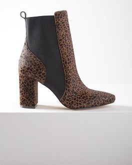 Cheetah Haircalf Mid-Heeled Boots | White House Black Market