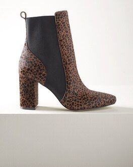Cheetah Haircalf Mid-Heeled Boots | White House Black Market