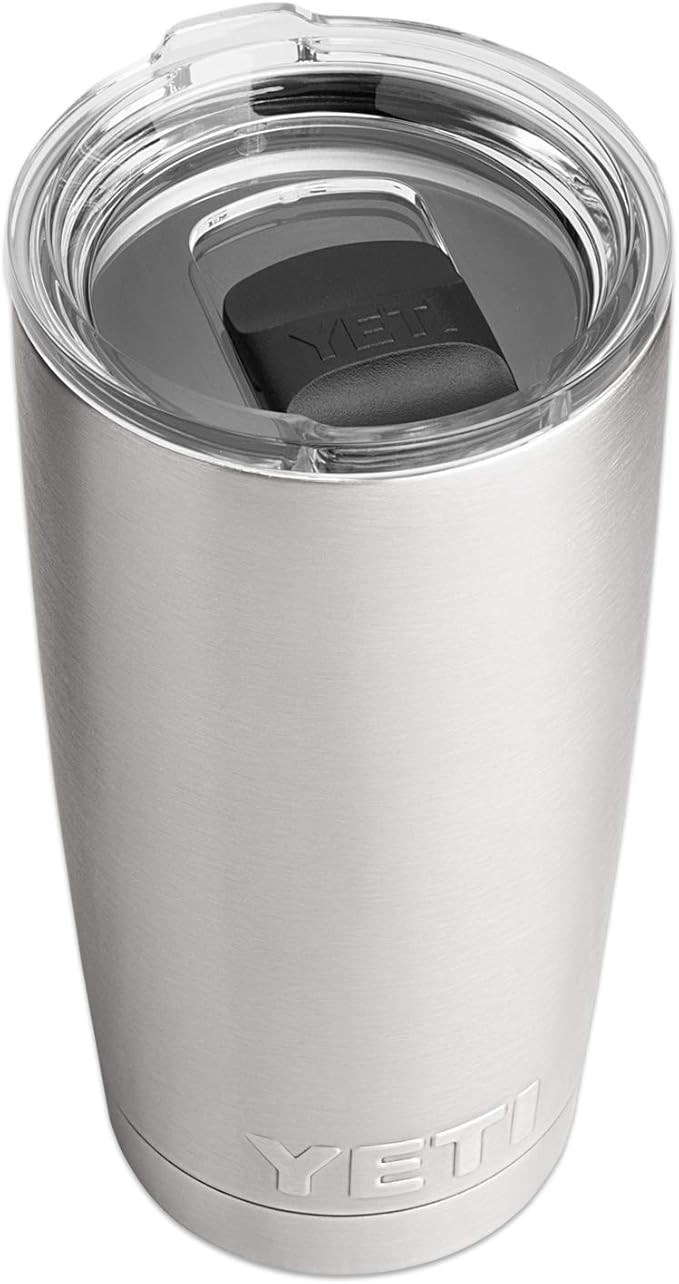 YETI Rambler 20 oz Stainless Steel Vacuum Insulated Tumbler w/MagSlider Lid | Amazon (US)