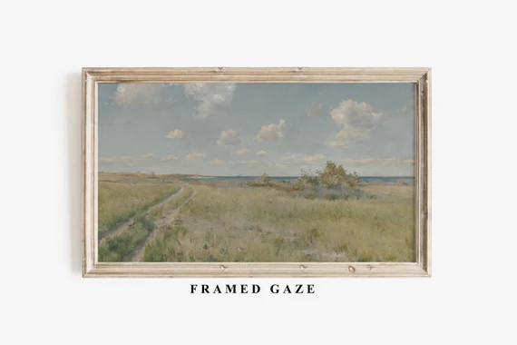 Samsung Frame TV Painting Road to Sea Landscape Painting TV - Etsy Canada | Etsy (CAD)