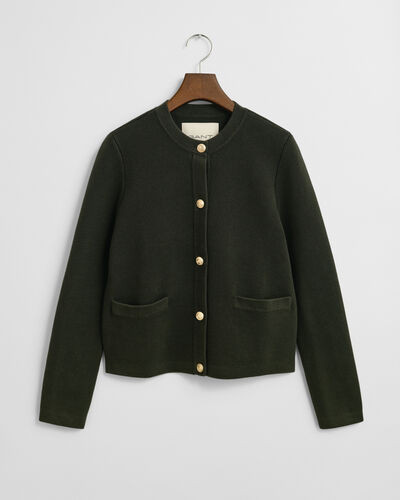 Contrast Knit Cardigan - GANT | Gant