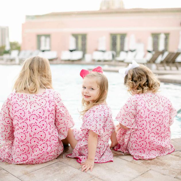 Pink Print Swim Cover Up | Classic Whimsy