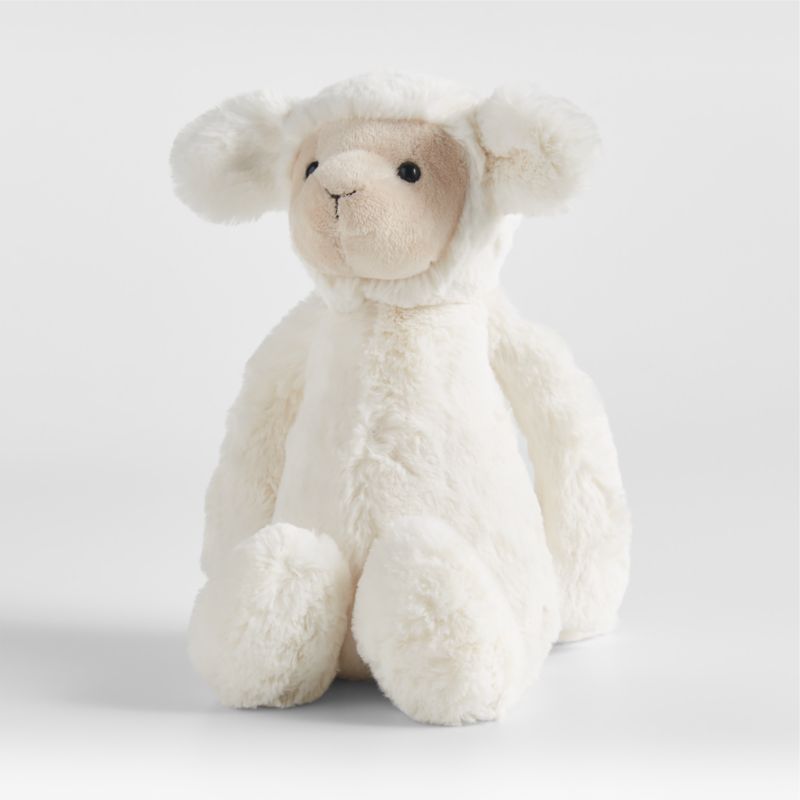 Jellycat Medium Bashful Lamb Kids Plush Stuffed Animal + Reviews | Crate & Kids | Crate & Barrel