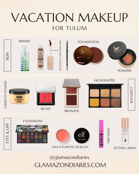 My summer vacation makeup must haves  #makeup #skincare #vacation #sephora #target 

#LTKunder50 #LTKbeauty