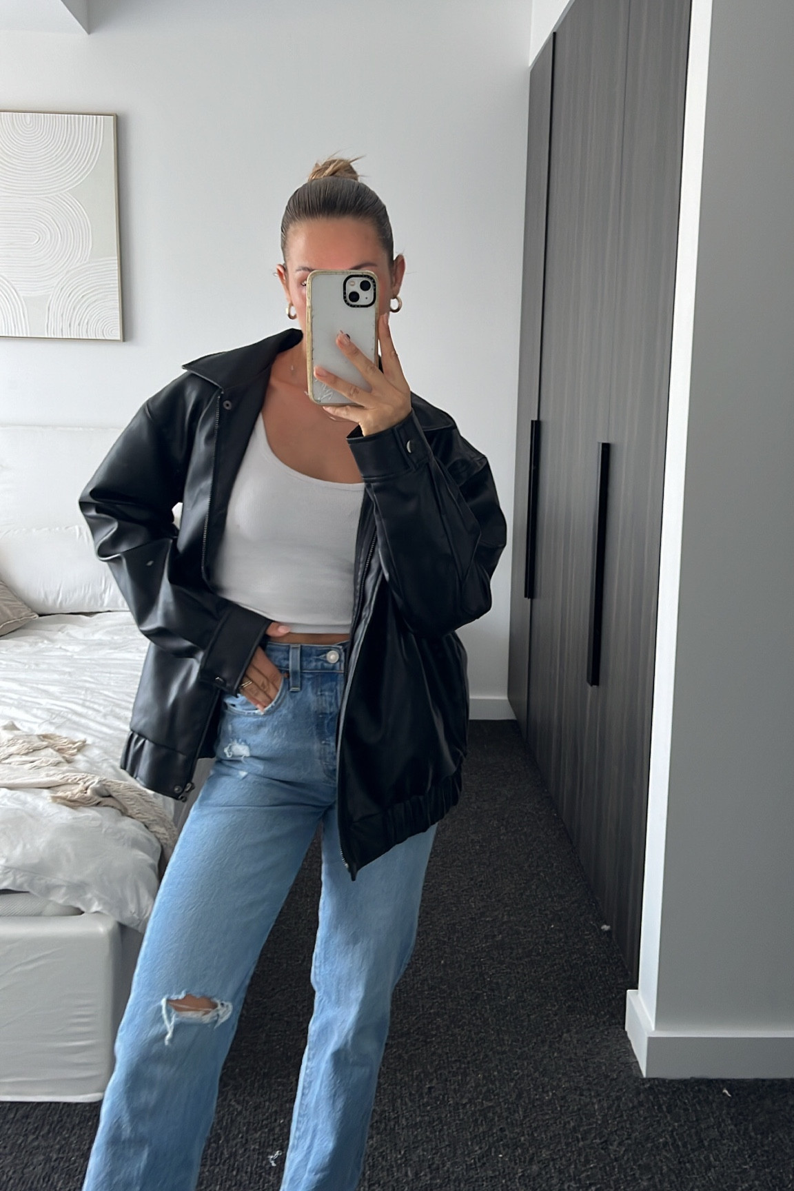 🫶🏼🖤 jacket is glassons, so is the tank top. Linking similar 

#LTKSeasonal #LTKunder50 #LTKaustralia