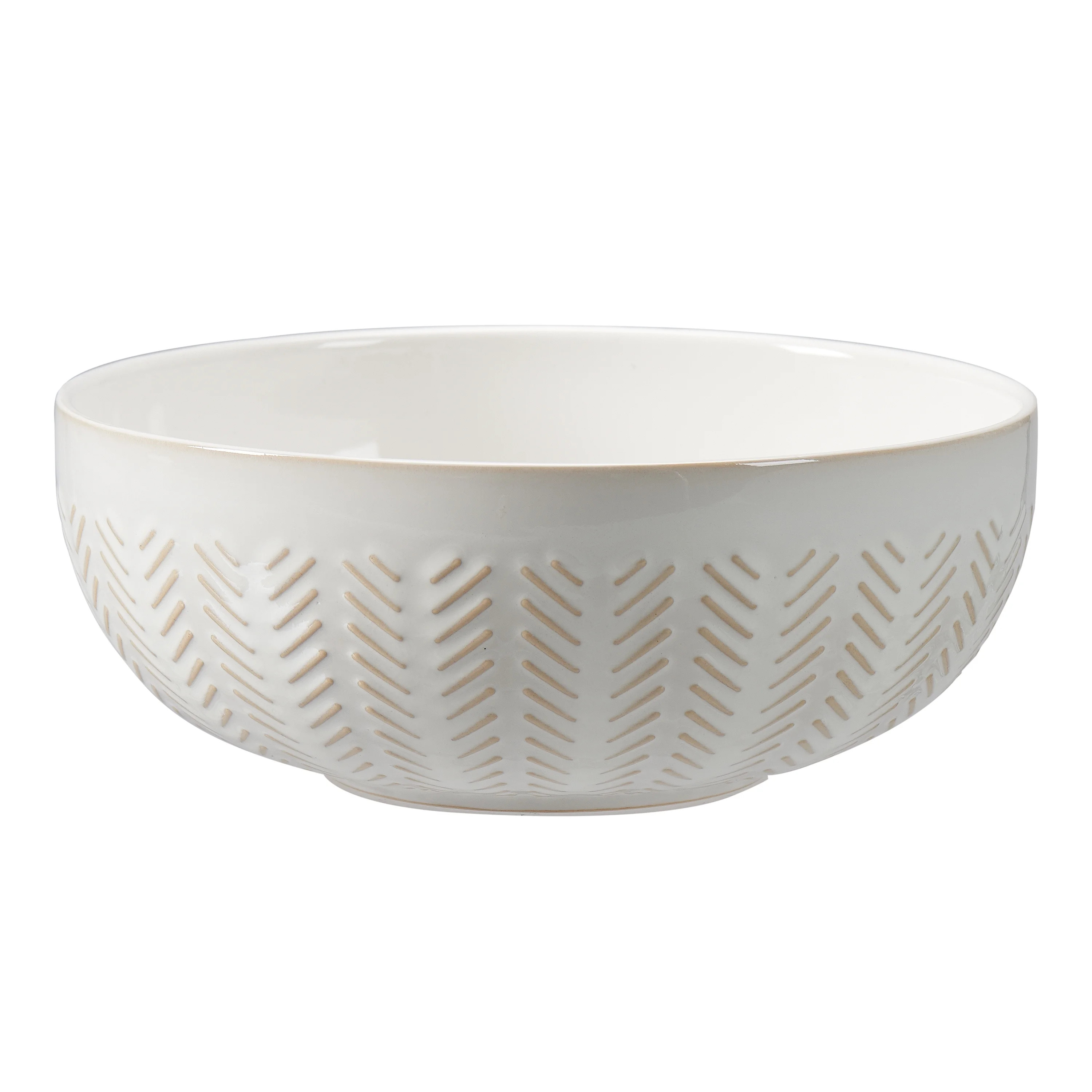 Better Homes & Gardens Modern Farmhouse Mix & Match 10" Geometric Serving Bowl | Walmart (US)