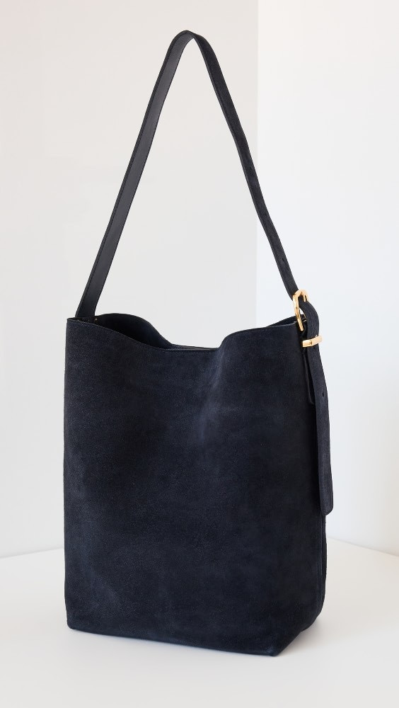 Madewell The Essential Bucket Tote in Suede | Shopbop | Shopbop