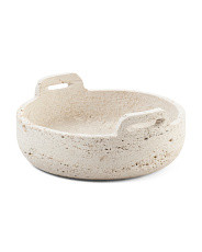 10x4 Travertine Bowl | TJ Maxx