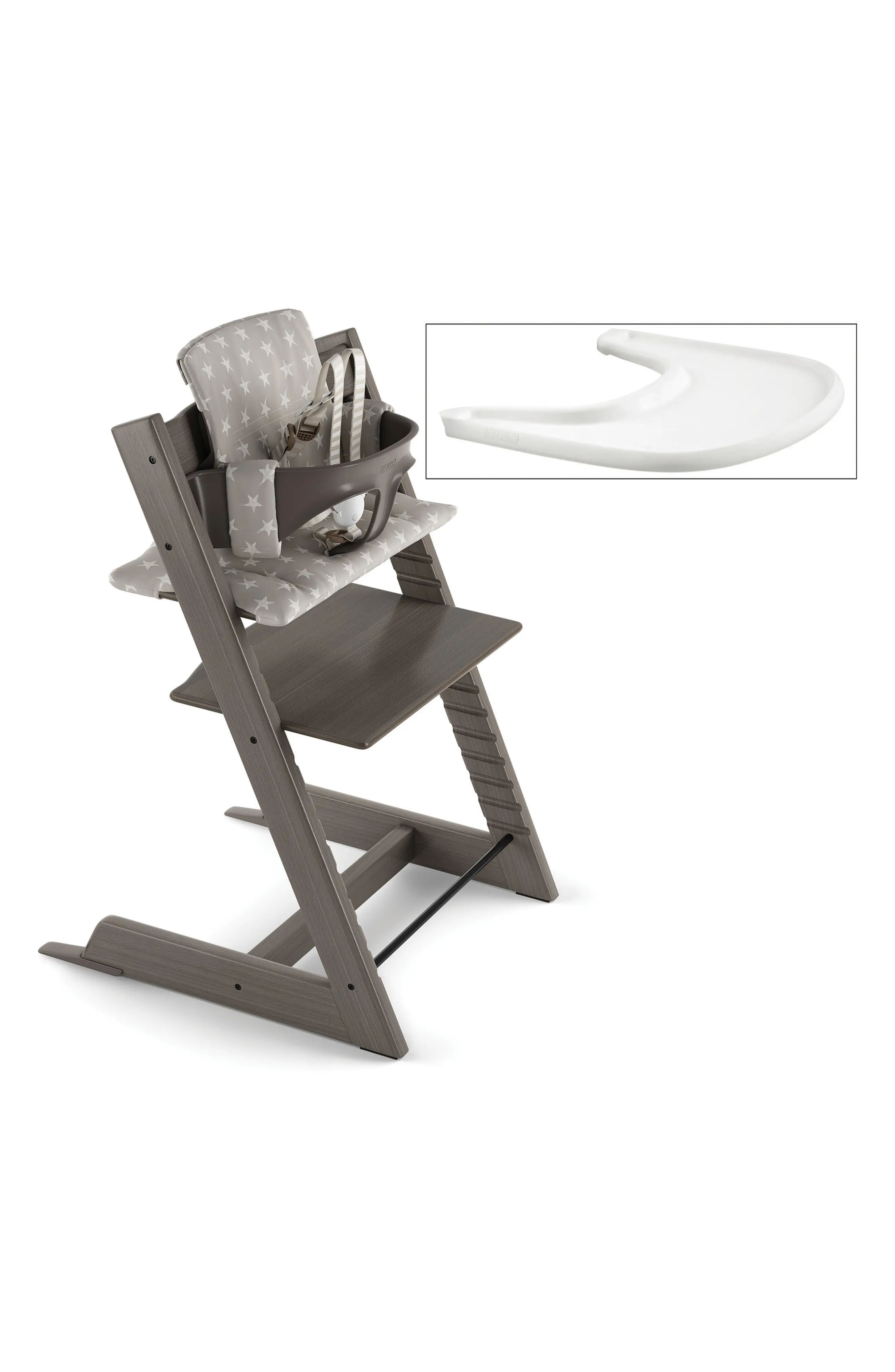 Infant Stokke Tripp Trapp Chair, Hazy Star Cushion & Tray Set | Nordstrom