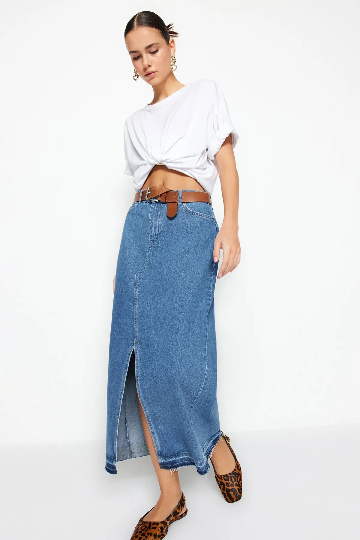 Trendyol Collection Rock - Blau - Maxi | Trendyol DE
