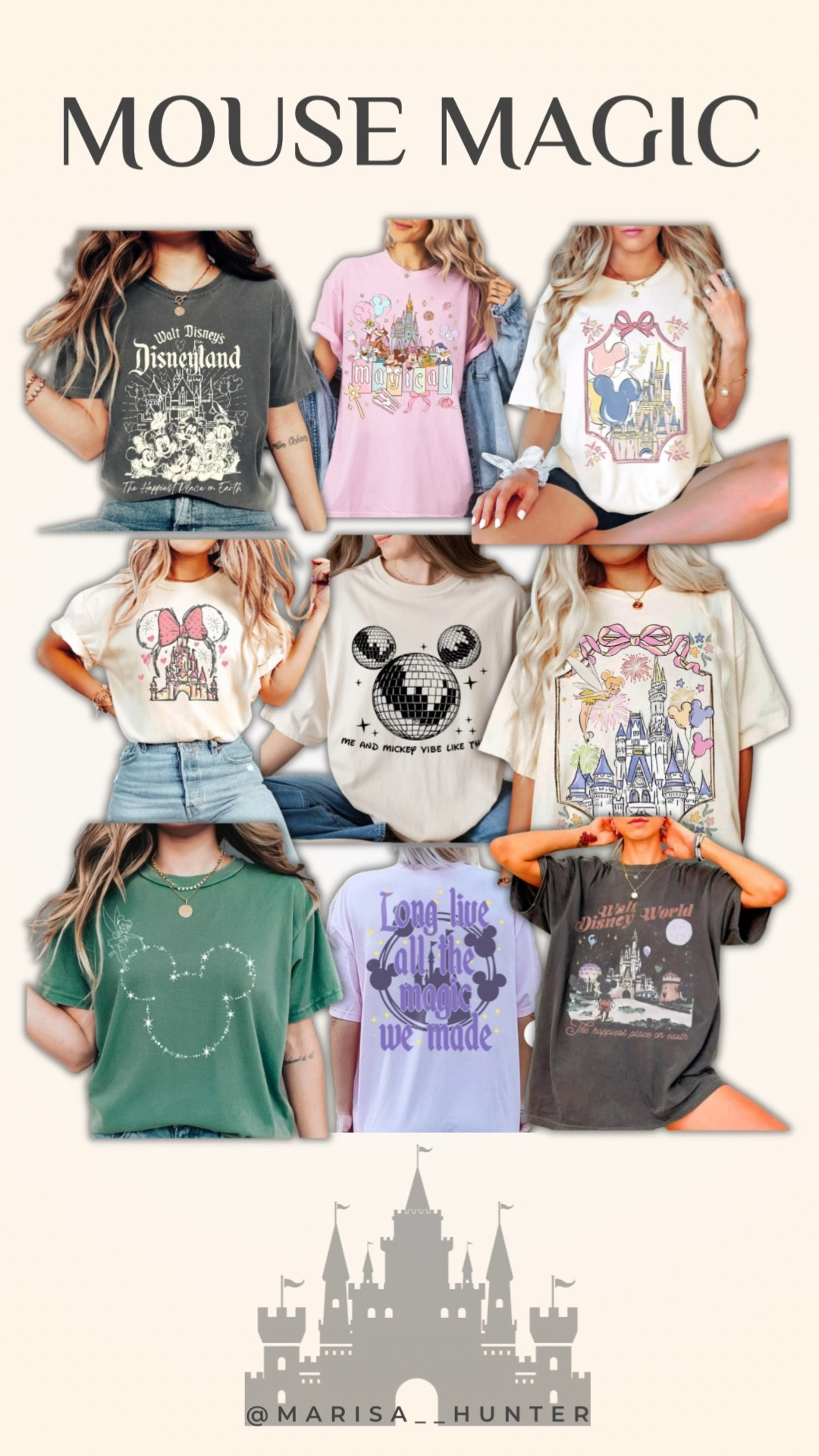 Disney park shirts

Magic kingdom Epcot Disneyland Disney world coordinating outfits family matching Taylor swift to kernels Cinderella’s castle what moms wear mom style ootd vacation family trip 

#LTKmomlife #LTKTravel #LTKootd