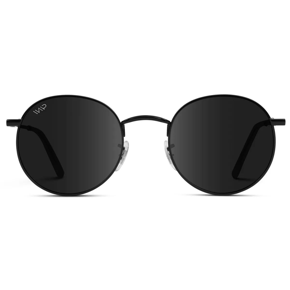 WMP Eyewear Trendy Round Metal Frame Polarized Sunglasses | Target