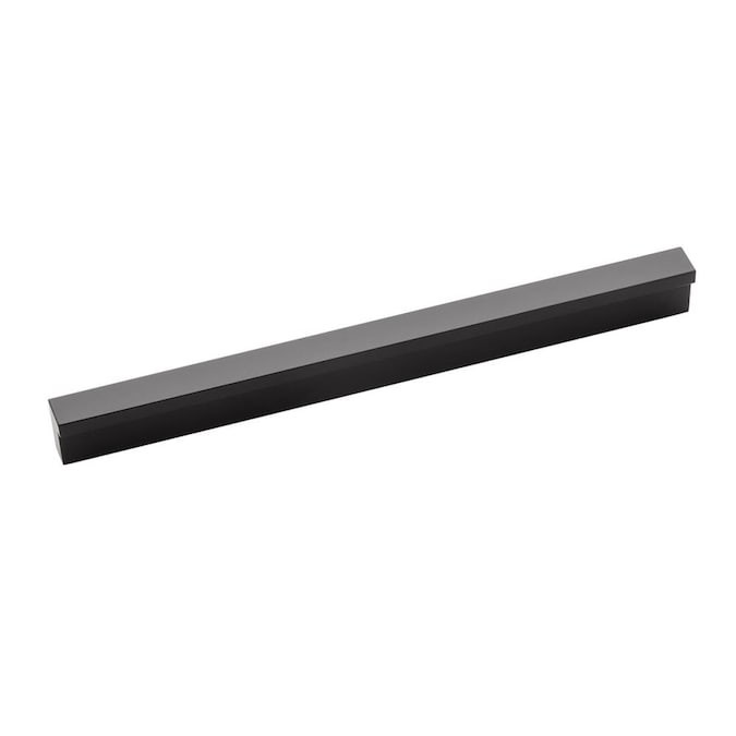 Hickory Hardware Streamline Center to Center Flat Onyx Novelty Bar Drawer Pulls Lowes.com | Lowe's