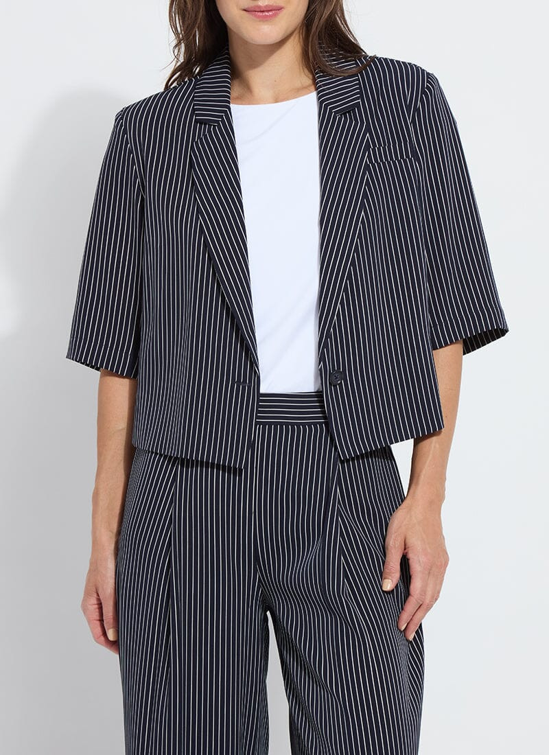 Clarette Cropped Short Slv Blazer | Lysse