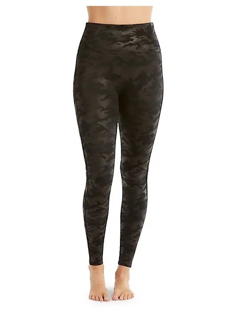 Faux Leather Camo Leggings | The Bay