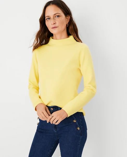 Mock Neck Sweater | Ann Taylor (US)