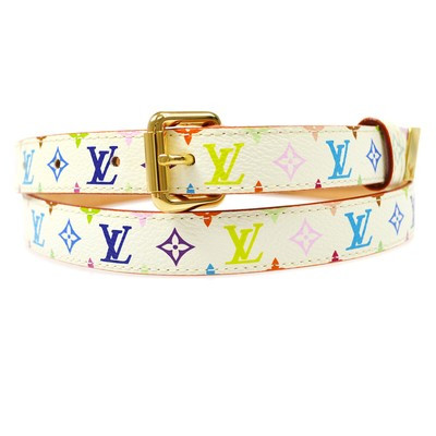 LOUIS VUITTON CEINTURE BELT MULTI COLOR WHITE 90/36 M9272W CA1006 AUTH 62412  | eBay | eBay US