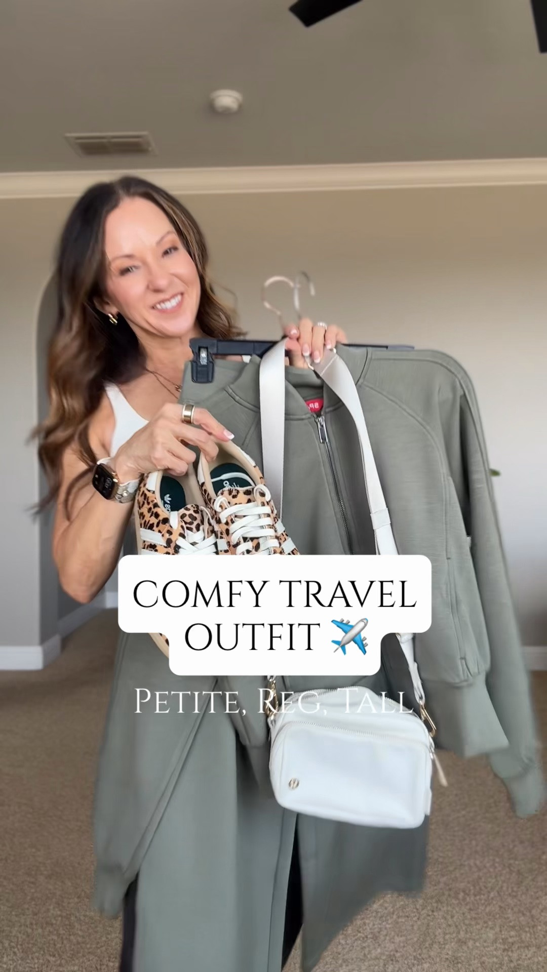 New SPANX track set with pintuck details & a full zip jacket ✈️ The pants come in petite, regular & tall, making this such an easy travel or everyday outfit.

New customers can save 10% with code HOLLYFXSPANX.

For reference: I’m 5’1”, 106 lbs. 
XS tank
XS Track Jacket
XS Petite pants
Shoes TTS
Everything is unaltered.

SPANX track set, petite pants, travel outfit, comfy travel outfit, women’s tracksuit, matching set, fall travel outfit, petite fashion, fashion over 50, women over 50 fashion, everyday style

#LTKootd #LTKPetite #LTKTravel

https://liketk.it/6p6fs