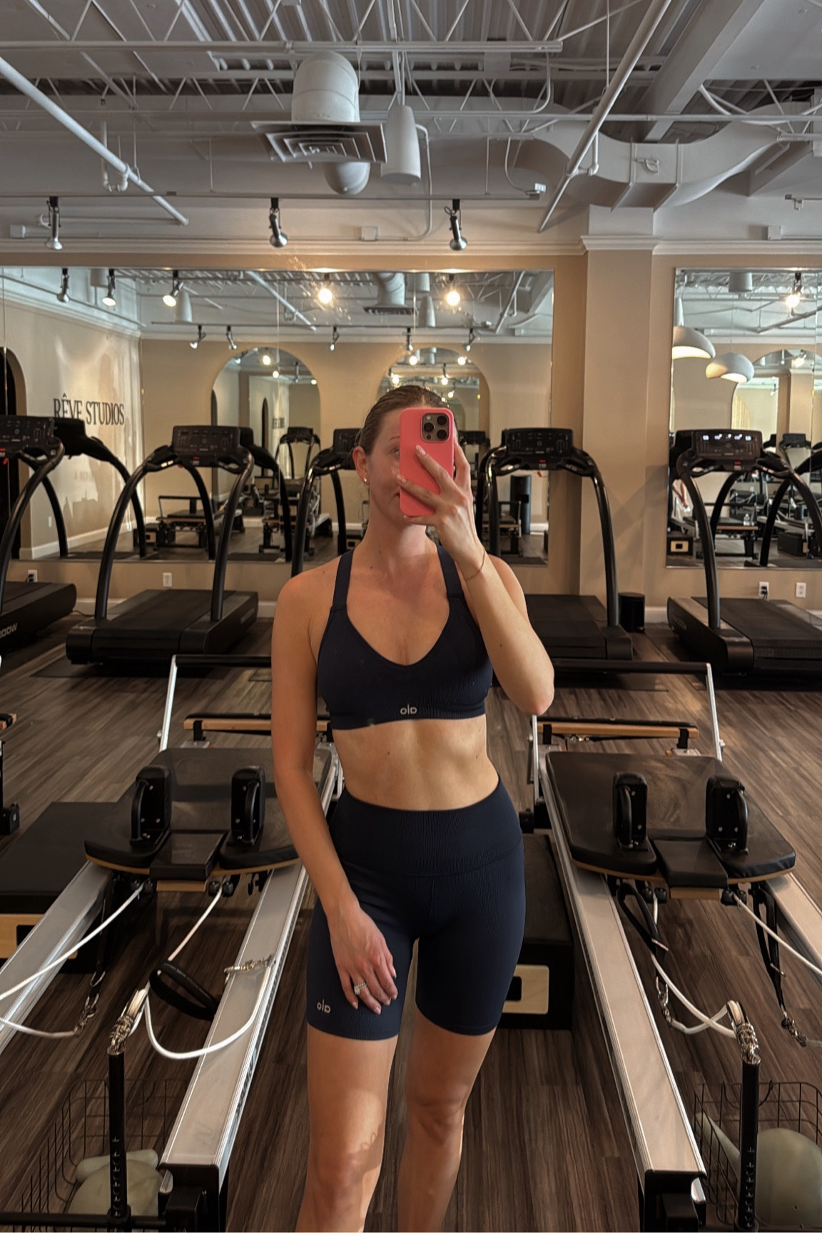 love this navy blue ribbed alo set ! Wearing size smalls in both (wish I would have gotten Xs shorts)

#LTKStyleTip #LTKFindsUnder100 #LTKFitness