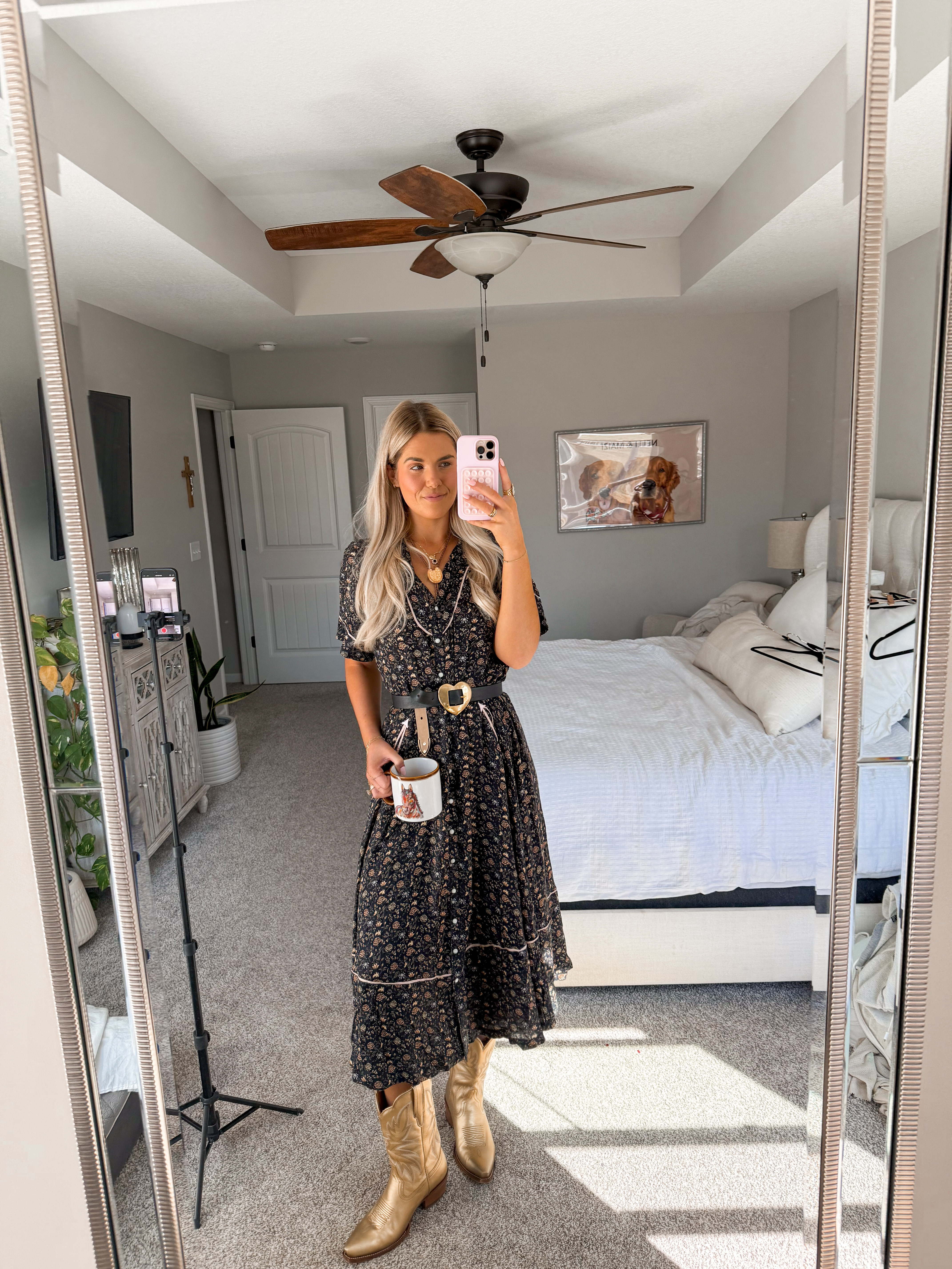 size small in belt, size small in dress, boots are sold out so linking similar 

western office outfit 
western church outfit 

#LTKWorkwear #LTKSeasonal #LTKFestival