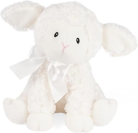 GUND Baby Lena Lamb Keywind Musical Plush, Plays Brahms’ Lullaby, Stuffed Animal Sensory Toy fo... | Amazon (US)