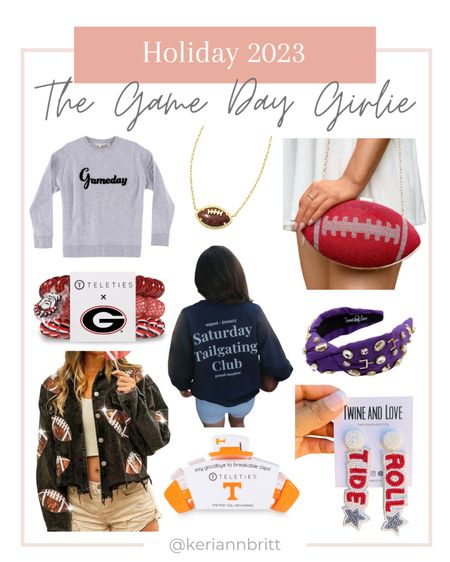 Holiday Gifts for the Game Day Girlie

Holiday gift ideas / Christmas gifts / 2023 gift guide / holiday gifts / gifts for her / college kid gifts / game day gifts / game day apparel / football outfits / football jewelry 

#LTKfindsunder100 #LTKHoliday #LTKGiftGuide