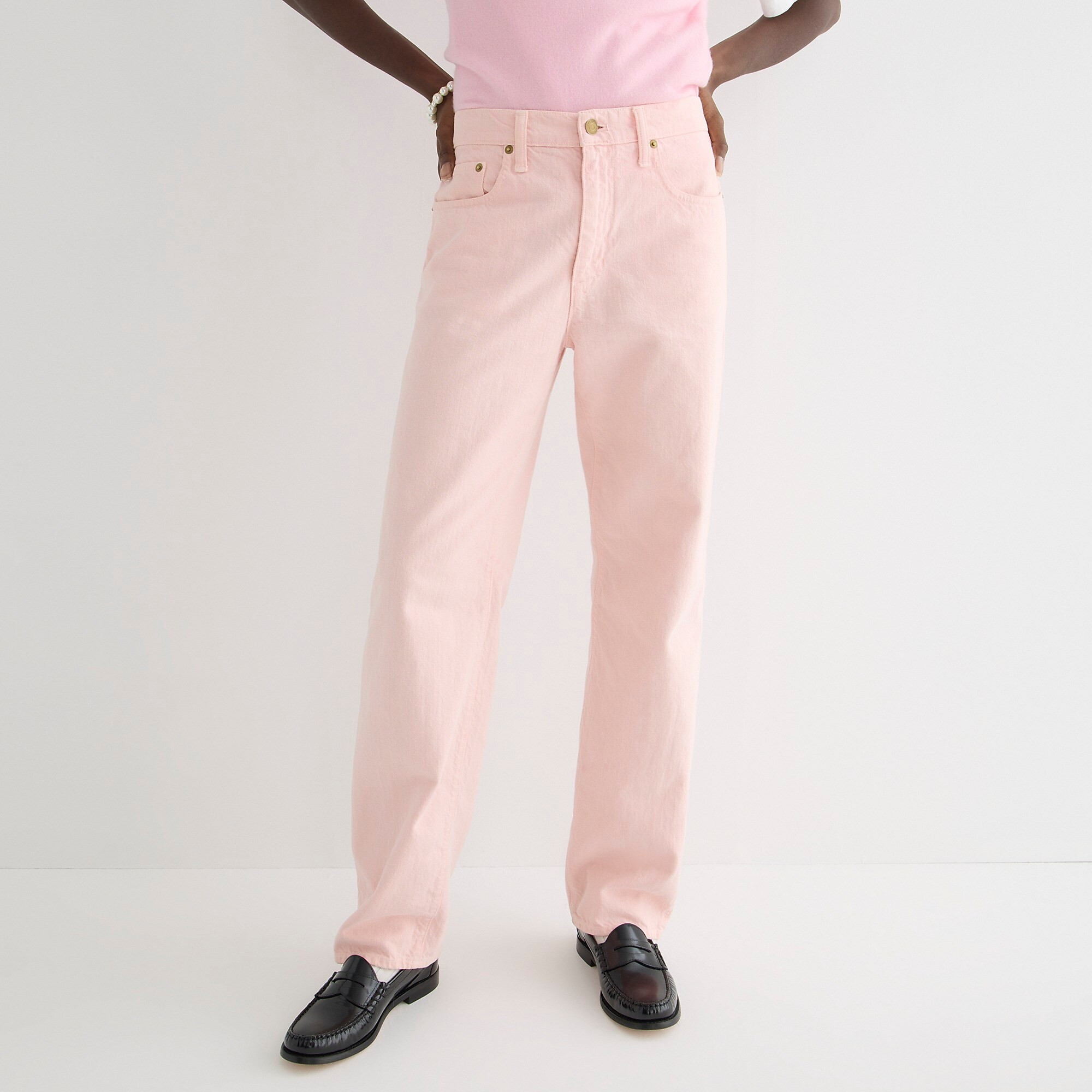 Slouchy-straight garment-dyed dad jean | J. Crew US