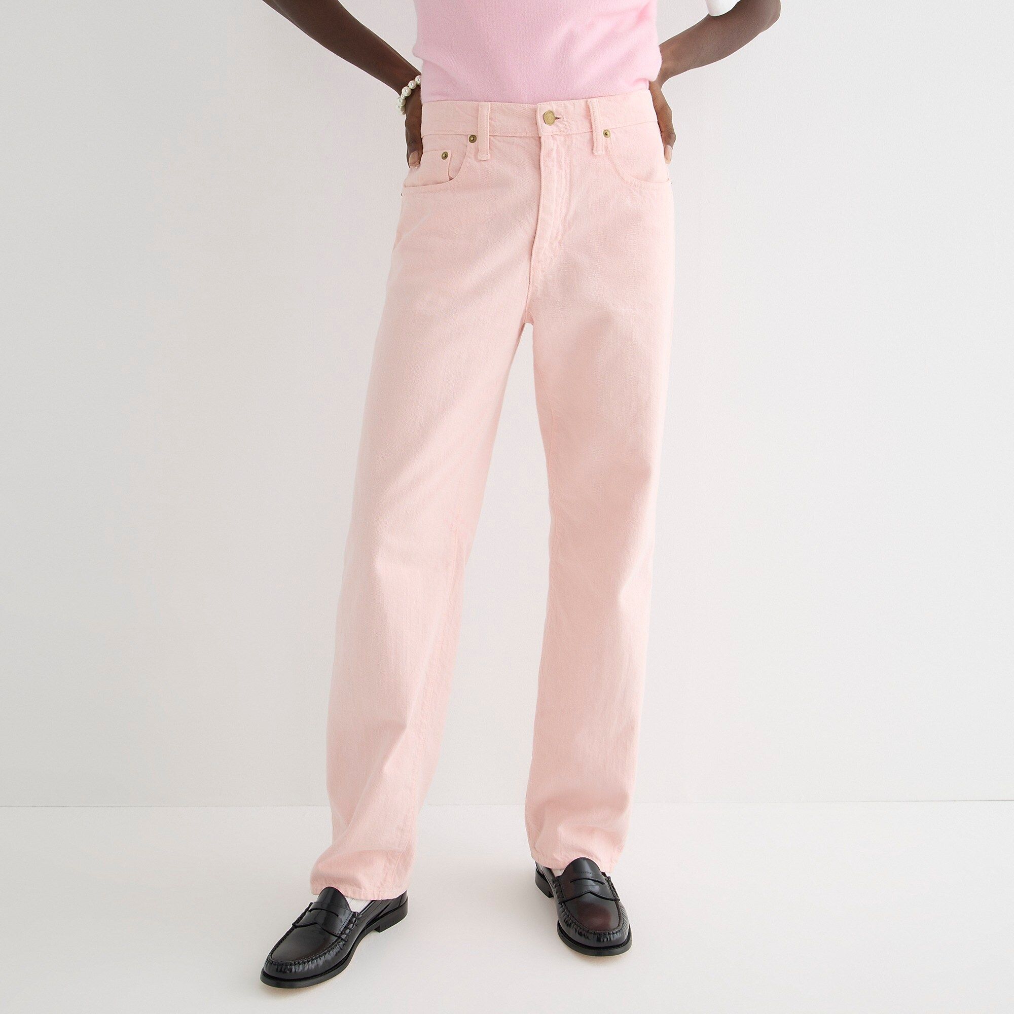 Slouchy-straight garment-dyed dad jean | J.Crew US