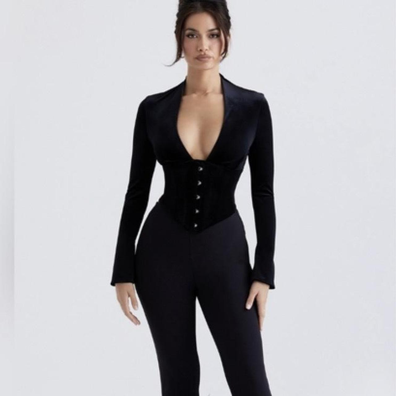 House of CB Women's Corset - Black - XS | Depop US